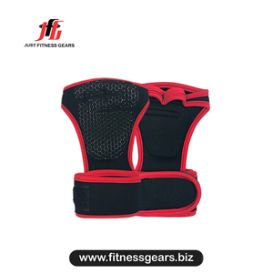 Gants de musculation JUST FITNESS GEARS - Design demi-doigts en cuir PU pour hommes, sangle de poignet réglable, légers, sportifs et rapides - Product Image 6