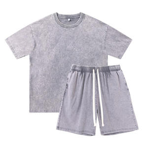 Ensemble de T-shirts Streetwear d'été personnalisés avec logo, en coton léger et écologique, prix d'usine pour les distributeurs de vêtements - Product Image 3