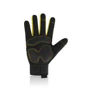 Guantes de Seguridad Profesionales para Taller, Protección Contra Impactos, Equipo de Protección Confiable para las Manos, Guantes de Trabajo de Cuero Cómodos - Product Image 4