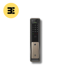 Cerradura de puerta inteligente con reconocimiento de vena de la palma de la mano, Wi-Fi, sin llave, de grado C, color dorado. - Product Image 1