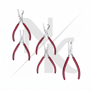 Ensemble de pinces de bijoutier de qualité supérieure, 5 pièces, outils de fabrication de bijoux, pinces à fossettes pour les artisans métallurgistes, outils et équipements de bijouterie - Product Image 3