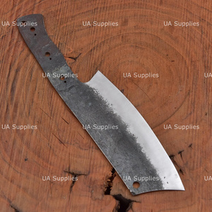 Cuchillo de Carnicero Rústico de Acero al Carbono Forjado a Mano, Hoja de Acero de Alto Contenido de Carbono, Mango Personalizado, Herramienta de Cocina OEM - Product Image 2
