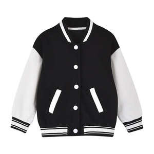 Veste universitaire boutonnée en polyester/coton de haute qualité avec logo sur le devant, respirante et coupe-vent, manteau d'hiver pour homme - Product Image 6