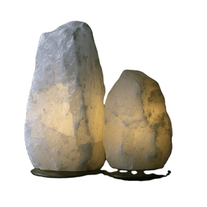 Luxury Himalayan White Salt Lamps Best Selling Hand Carved <b>Crystal</b> Table Lamps with Personalized Logo OEM Manufacturing Services - Product Image 1