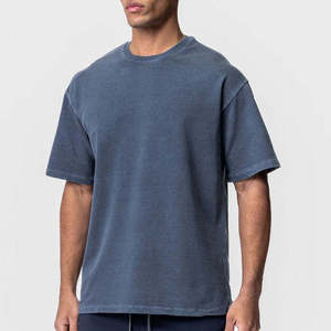 Camiseta Oversize Personalizada al por Mayor con Logo, Camisa de Algodón con Hombros Caídos, Estilo Urbano para Hombre, Venta al por Mayor - Product Image 6