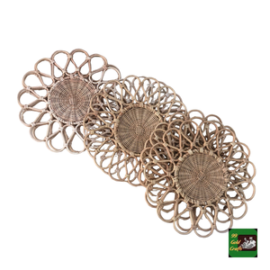 Rattan <b>Placemat</b> Vietnam Origin Handcrafted Eco Friendly Fiber Pad For Hotel Restaurant Food Table Decoration - Product Image 6