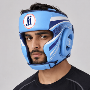 Wholesale Custom Boxing <b>Head</b> Guard Cowhide Leather <b>Head</b> Guard High Quality Leather Boxing <b>Head</b> Guard boxing sets Breathable - Product Image 3