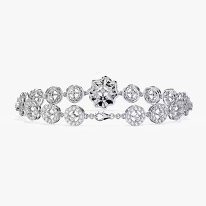 Bracelet en moissanite étincelante de haute qualité en or jaune 18 carats, bijoux hip-hop inaltérables pour hommes et femmes - Product Image 5