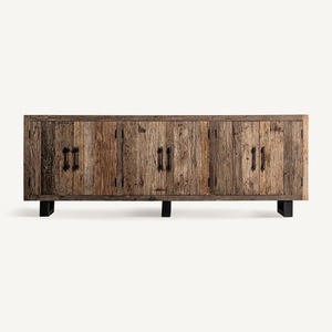 Aparador de Madera de Teca Sólida, Mueble Rústico Moderno para Proyectos de Hoteles y Restaurantes de Lujo - Product Image 1