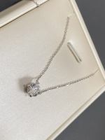 Pendentif en diamant brillant cultivé en laboratoire VEER DIAMOND, couleur D E F, clarté VVS VS, or jaune rose blanc massif, luxe, haute joaillerie