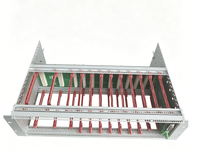RDEKONO 3U Boîtier vierge pour rail DIN Schroff, plaque de couverture frontale personnalisée, blindage en aluminium, surface anodisée, taille personnalisée 19
