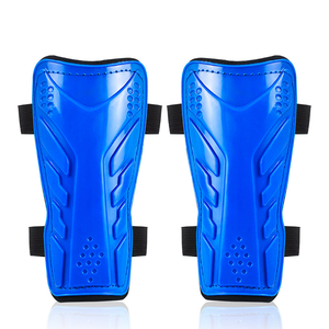Protège-tibias de football respirants en EVA pour enfants et adultes, protections de mollets avec sangles - Product Image 1