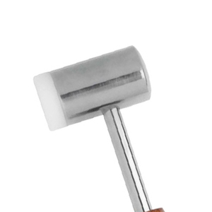 Maillet manuel en bois dur de 17 cm, instrument chirurgical en acier inoxydable pour la chirurgie orthopédique osseuse, les traumatismes, la salle d'opération et l'utilisation clinique - Product Image 2