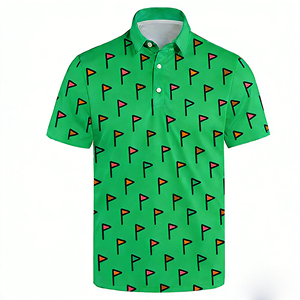 Camisa de Golf Deportiva, Ajuste Atlético, Impresión por Sublimación Suave, Polo de Golf Elástico en 4 Direcciones para Hombre, con MOQ Bajo - Product Image 4