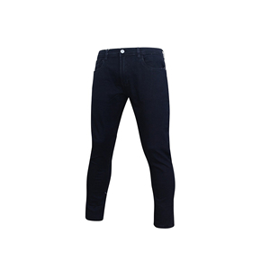 Latest Model Fashion Casual Mid Waist Regular Fit Straight Denim <b>Pants</b> Men Winter Custom Design Solid <b>Plaid</b> - Product Image 3