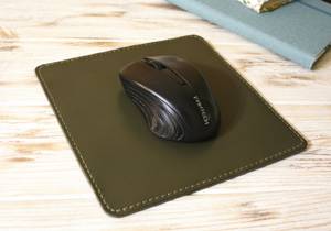 Real Cowhide Leather <b>Mouse</b> Pad High Quality Desk Mat Genuine Leather Mousepad <b>for</b> Desktop <b>Computer</b> Systems LMP-0047 - Product Image 4
