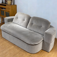 Canapé deux places en tissu compressé sous vide, pliable, convertible, modulaire, pour salon, petits espaces, amovible, lavable, idéal pour la détente