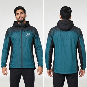 Veste coupe-vent décontractée pour homme, respirante, résistante au vent, hydrofuge, streetwear, OEM, veste légère en polyester - Product Image 6