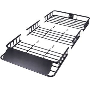 Portapacchi Universale in Acciaio Resistente 162x99x15 cm, Capacità 90 kg, Estensibile - Product Image 3