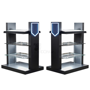 Metal Wood Double Sided Gondola Shelving Supermarket Display Shelf Vietnam Manufacture OEM ADONG A40 - Product Image 1