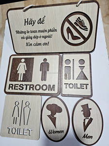 Rustic Wood Hanging Sign Custom <b>Engraved</b> Wall Decor Farmhouse Style Gift for Home Office Door <b>Plaque</b> - Product Image 2