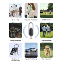 Factory F15 Mini GPS Tracker Anti Lost Llavero Find My Smart GPS Tracker Locator Tracker para Pet Car Motocicleta