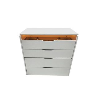 3-in-1 Compact <b>Makeup</b> Vanity Set Small Lighted <b>Mirror</b> Visible Glass Desktop with 3 Drawers Flip Top Vanity Desk - Product Image 6
