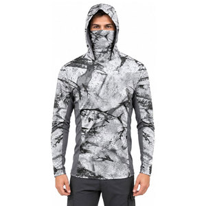 Camisas de Pesca con Capucha de Manga Larga, Diseño de Camuflaje a Contraste, Sublimadas, Transpirables, con Protección Solar - Product Image 2