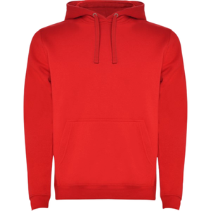 Sudaderas con Capucha Rojas Elegantes y Cómodas para Uso Casual, Deportes y Comodidad Diaria - 100% Algodón, Diseño Sólido, Listas para el Invierno, Impresión Digital - Product Image 4