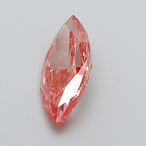 Diamant rose vif fantaisie certifié IGI, cultivé en laboratoire, taille marquise, diamant non monté pour la vente en gros de bijoux fins - Product Image 2