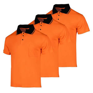 Camiseta Polo de Alta Visibilidad con Logotipo Personalizado, Camiseta Reflectante de Seguridad para Carreteras, Ropa de Trabajo de Alta Visibilidad - Product Image 4