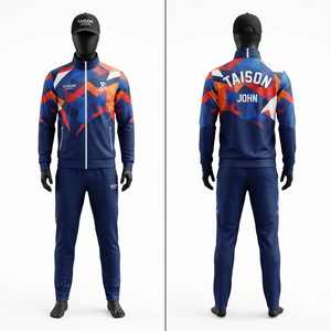 TAISON SPORTS Traje de Voleibol de Forro Polar de Poliéster/Nylon de 300g, Ecológico, de Secado Rápido, Impermeable, con Capucha y Cremallera Completa - Product Image 3