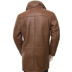 Men <b>Leather</b> Coat Daily Wear <b>Long</b> <b>Leather</b> <b>Jacket</b> Men <b>Leather</b> Coat Modern Casual <b>Long</b> Coat Men <b>Leather</b> Coat - Product Image 2