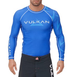 Rashguard de Compresión para MMA de Poliéster/Nailon 2026, Diseño OEM, Rashguard de MMA Personalizado, Rashguard para Hombre con Estampado Sublimado - Product Image 2