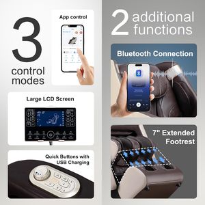 Silla de Masaje Multifuncional para Uso Doméstico y Comercial, Dispositivo de Masaje Corporal Completo con Función de Música y Audio - Product Image 6