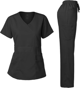 Conjunto de Uniformes Médicos Unisex de Algodón de Secado Rápido y Cómodos para 2025, con Detección de Agujas, Ropa para Hospitales Dentales, Tejido de Tela para Enfermeras - Product Image 6