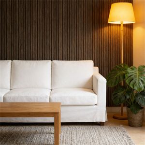 Pannelli Decorativi da Parete in Legno di Noce, Pannelli Fonoassorbenti per Soggiorno e Divani - Product Image 3