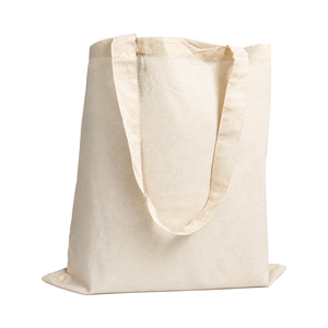 100% Organic Cotton Canvas Tote <b>Bag</b> Long Handles Open Top Blank Custom Logo Print Wholesale Bulk Promotional Eco <b>Market</b> Shopping - Product Image 2