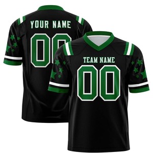 Camiseta de Fútbol Americano Juvenil, Sublimación Completa, Uniforme Deportivo Personalizado para Clubes y Prácticas, Proveedor de Fábrica - Product Image 1