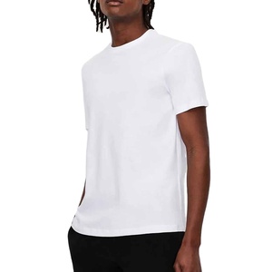 T-shirt de marque en coton vierge à manches courtes quantité minimale de commande, impression par transfert thermique sur mesure - Product Image 1