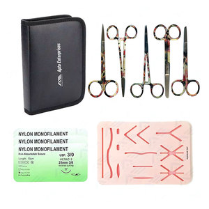 Professional Complete Surgical Suture Training <b>Kit</b> with Medical Science Surgical Instruments Set for Advanced <b>Suturing</b> - Product Image 1
