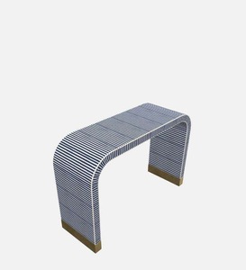 ILAHI's Bone Inlay <b>Table</b> Modern Design Agate Detailing <b>Storage</b> Portable Home Furniture - Product Image 4