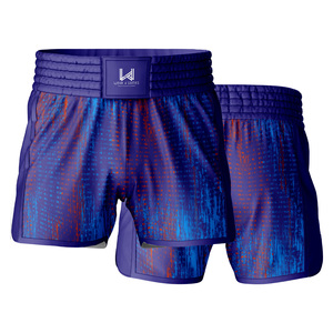 Pantalones Cortos de Boxeo/Muay Thai/MMA para Hombre, Personalizados, Ligeros, Transpirables, de Poliéster/Nailon, Duraderos, de Secado Rápido y Tela Antiencogimiento - Product Image 6