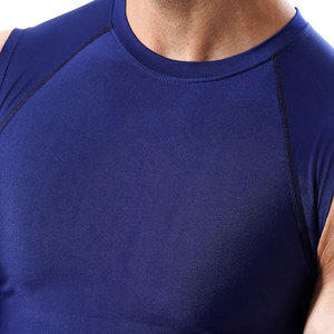 เสื้อกล้ามออกกำลังกายผู้ชาย ยืดหยุ่นได้ ผลิตจากโพลีเอสเตอร์ผสมอีลาสเทน กระชับรูปร่าง สไตล์วินเทจ สำหรับเล่นกีฬา ลดราคาจากโรงงาน - Product Image 6