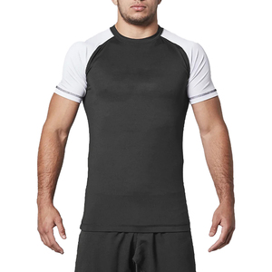 Rashguards Personalizados para MMA y BJJ, Ecológicos, de Spandex/Poliéster 180g, Manga Corta, Unisex, con Impresión por Transferencia de Calor, Económicos - Product Image 5