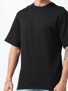 High Quality Pure Cotton Custom T Shirt <b>Blank</b> Heavy <b>Weight</b> Regular Oversized Fitted Half Sleeve Tshirt Printing Men's T-Shirts - Product Image 2