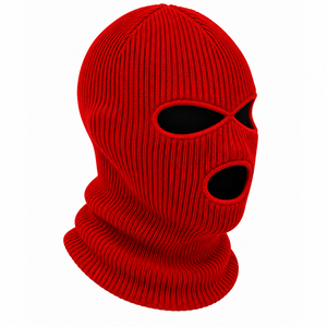 Pasamontañas de punto rosa a la moda, máscara de esquí, cubrecaras para invierno y actividades al aire libre - Product Image 3