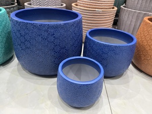 Pots à fleurs modernes en terre cuite sculptés à la main, écologiques, pour l'intérieur et l'extérieur, pour la maison et le jardin - Product Image 4