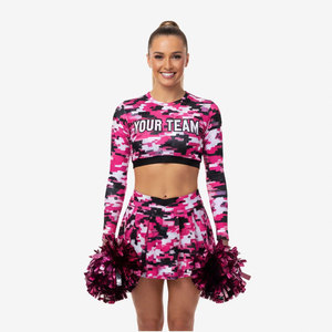 Uniforme de cheerleading de haute qualité, design le plus récent, en spandex/polyester, confortable, respirant, uniforme de cheerleading pour adultes, sublimation - Product Image 5