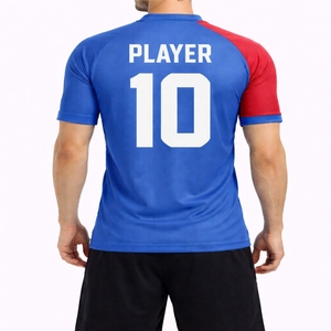<b>Men's</b> Stylish Design Sportswear Jersey Short Sleeve Crew Neck Mesh Custom Logo Quick Dry Sports Shirt for Training & Events - Product Image 3